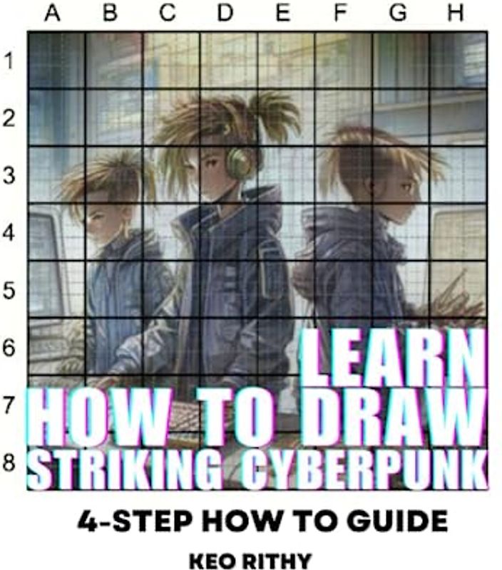 Learn How To Draw Striking Cyberpunk: 4-Step How To Guide (4-Step Learn How To Draw Series, Band 6)