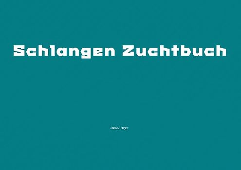 Schlangen Zuchtbuch