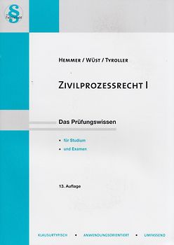 Zivilprozessrecht I