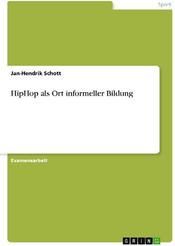 HipHop als Ort informeller Bildung