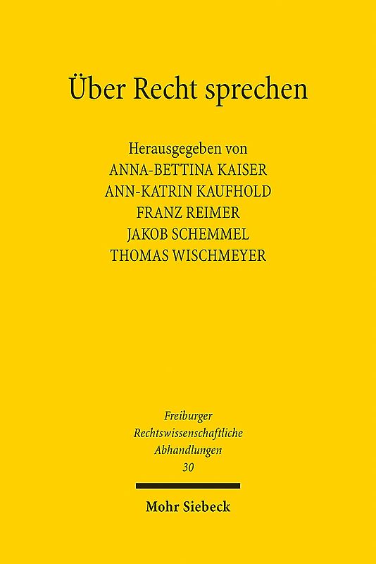 Über Recht sprechen