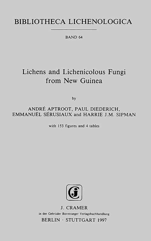 Lichens and Lichenicolous Fungi from New Guinea