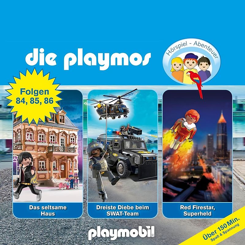 Die Playmos-Hörspiel-Box Folgen 84-86 (Das Origina
