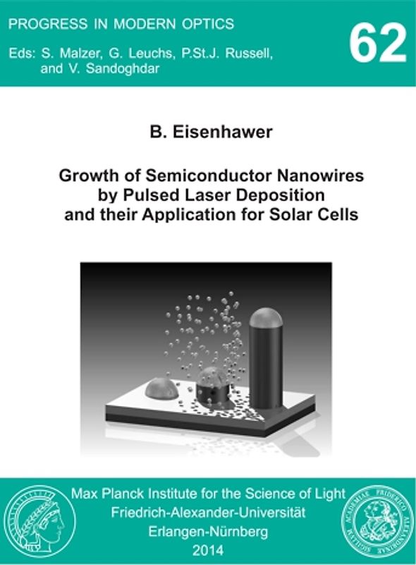 Growth of semiconductor nanowires by pulsed laser deposition and their application for solar cells