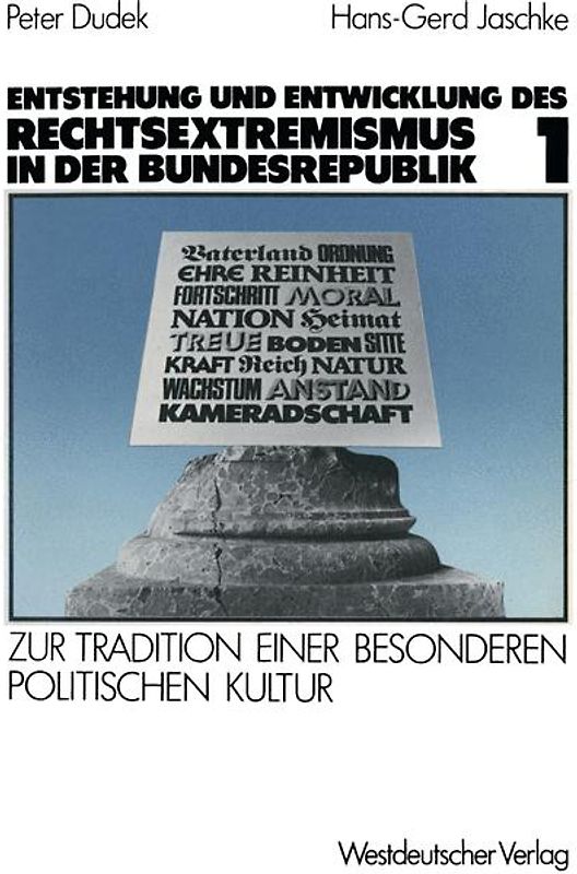 Entstehung und Entwicklung des Rechtsextremismus in der Bundesrepublik