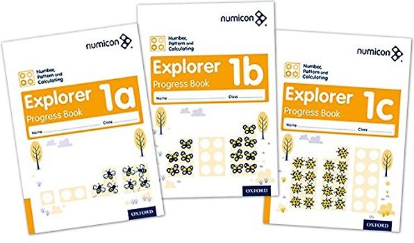 Numicon: Number, Pattern and Calculating 1 Explorer Progress Books ABC (Mixed pack)