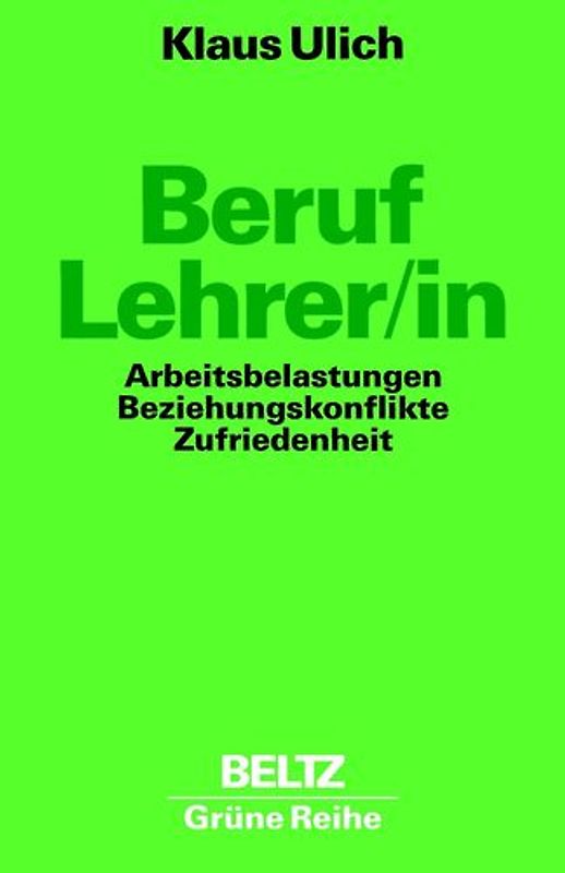 Beruf: Lehrer/in