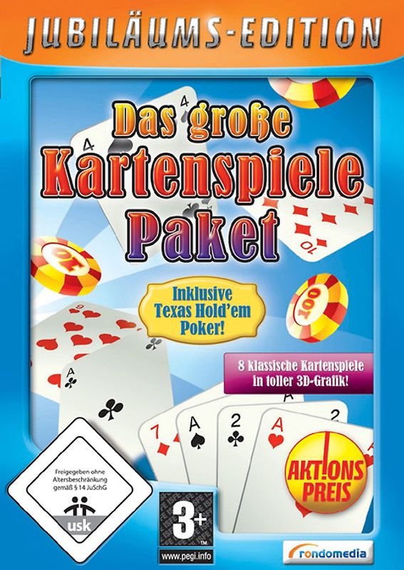 Das Grosse Kartenspiele-Paket - Jubiläums-Edition PC Spiele