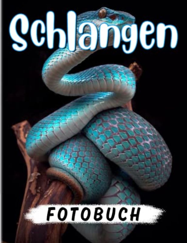 Schlangen Fotobuch: Inklusive 40 exklusiver Bilder eines bunten Tieres zum Dekorieren und Spaß haben | Geschenke für Kinder, Jugendliche und mehr an besonderen Tagen