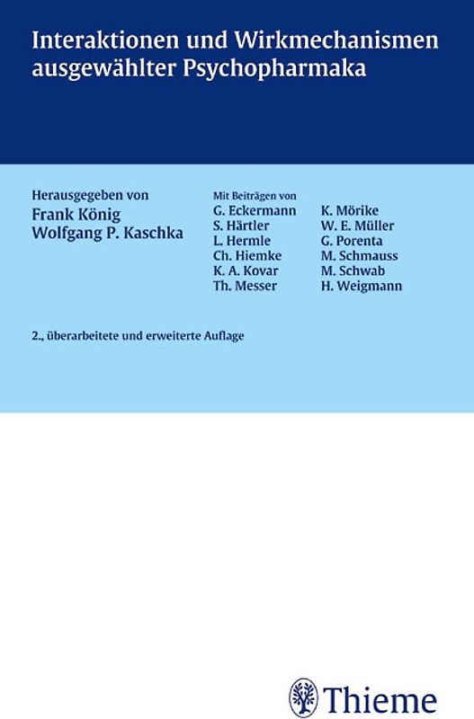Interaktionen und Wirkmechanismen ausgewählter Psychopharmaka
