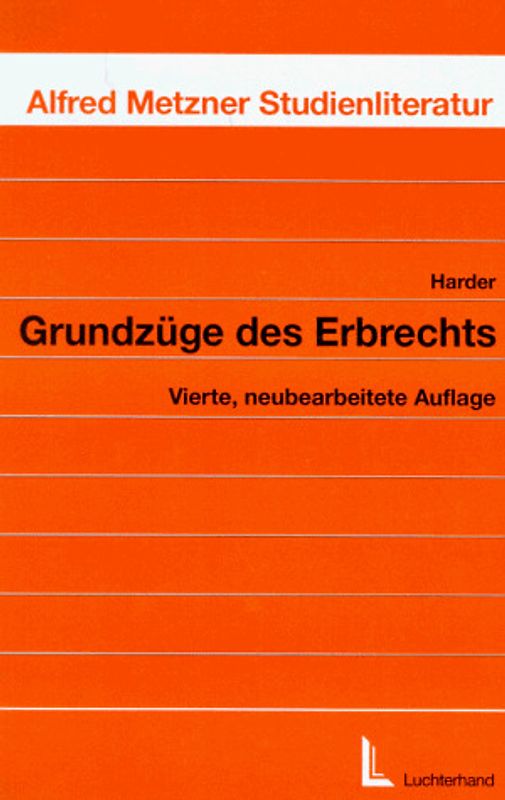 Grundzüge des Erbrechts