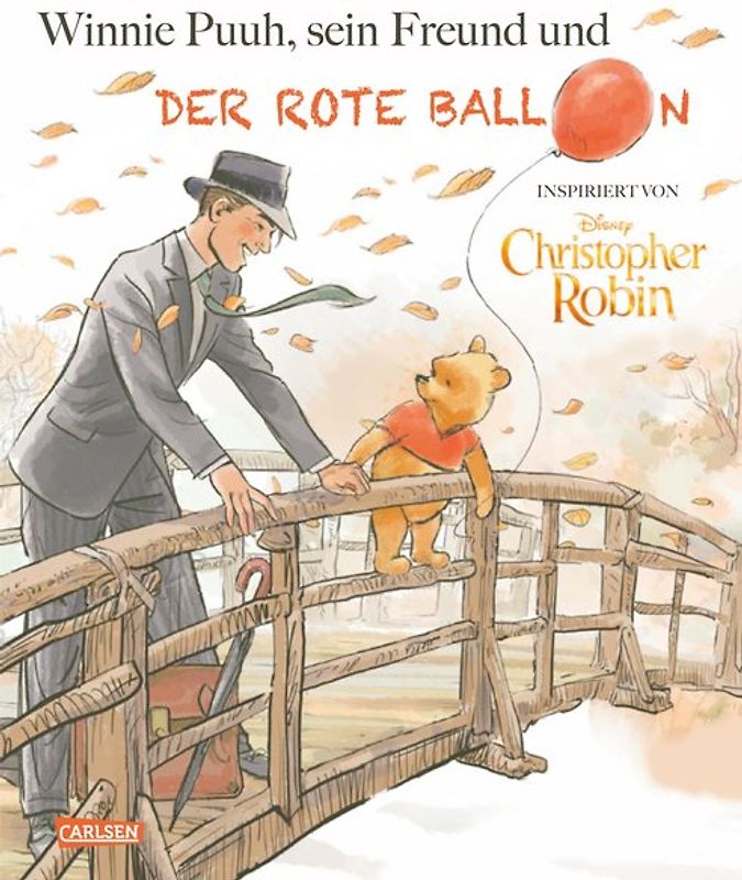 Disney - Winnie Puuh, sein Freund Christopher Robin und der Ballon