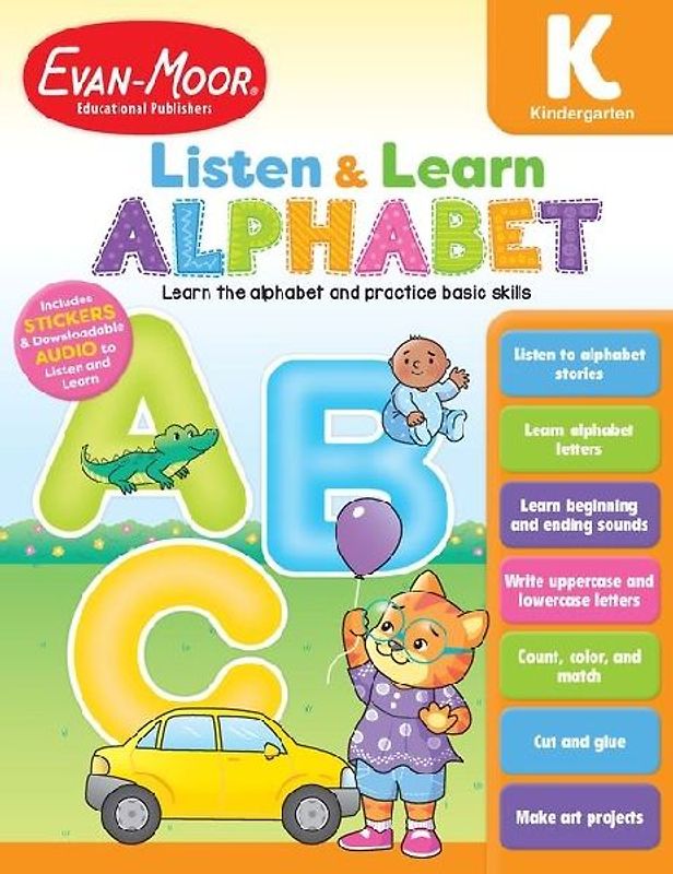 Alphabet, Kindergarten Workbook