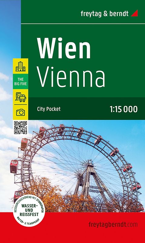 Wien, Stadtplan 1:15.000, freytag & berndt