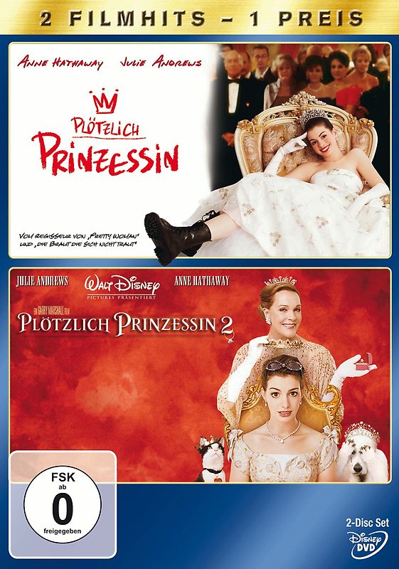 Plötzlich Prinzessin 1 + 2 Box Set DVD