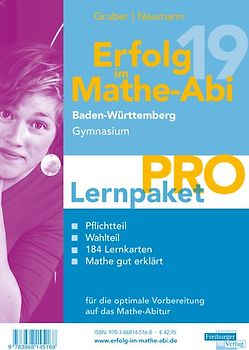 Erfolg im Mathe-Abi 2019 Lernpaket 'Pro' Baden-Württemberg Gymnasium