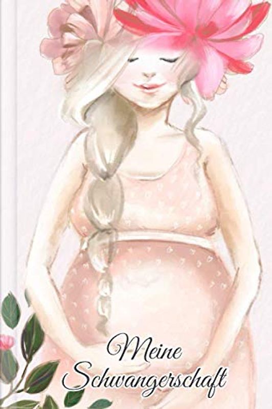 Meine Schwangerschaft: Schwangerschaftstagebuch zum selber Eintragen | Motiv: Mariah