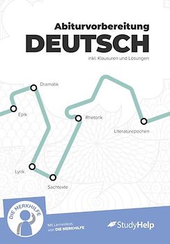 Lernheft Abiturvorbereitung Deutsch