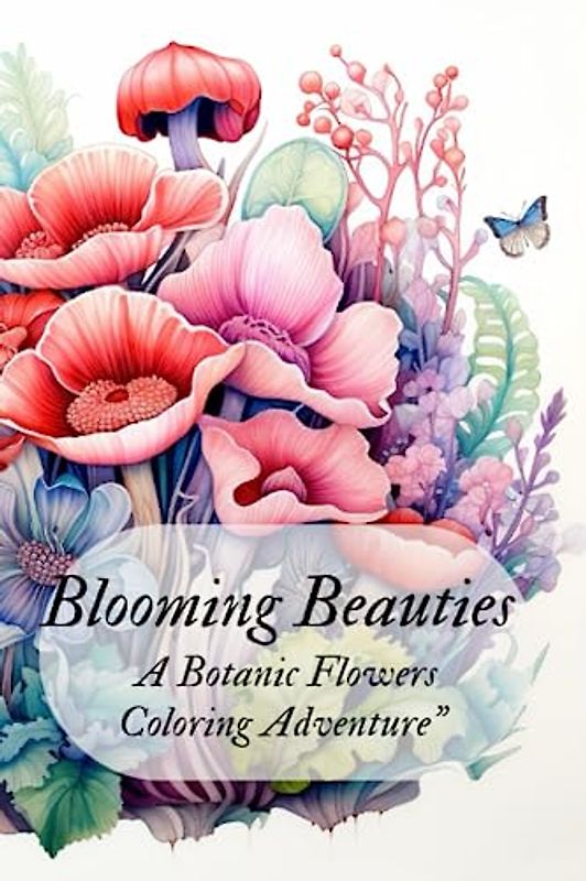 Blooming Beauties: A Botanic Flowers Coloring Adventure
