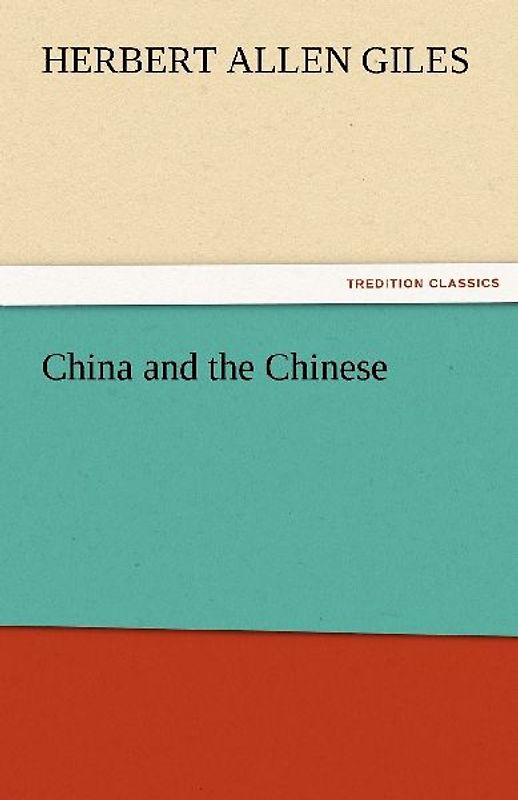 China and the Chinese