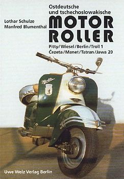 Ostdeutsche und tschechoslowakische Motorroller. Pitty, Wiesel, Berlin, Troll 1, Cezeta, Manet, Tatran, Jawa 20
