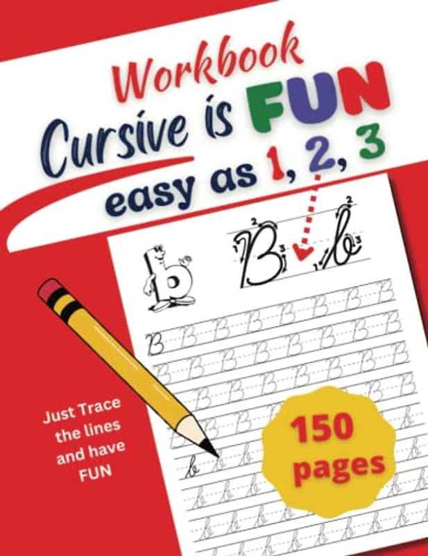Cursive is Fun as easy as 1,2,3 Workbook
