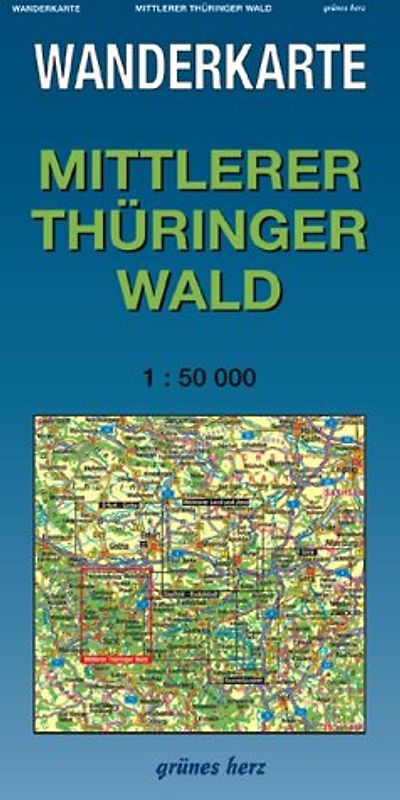 Wanderkarte Mittlerer Thüringer Wald