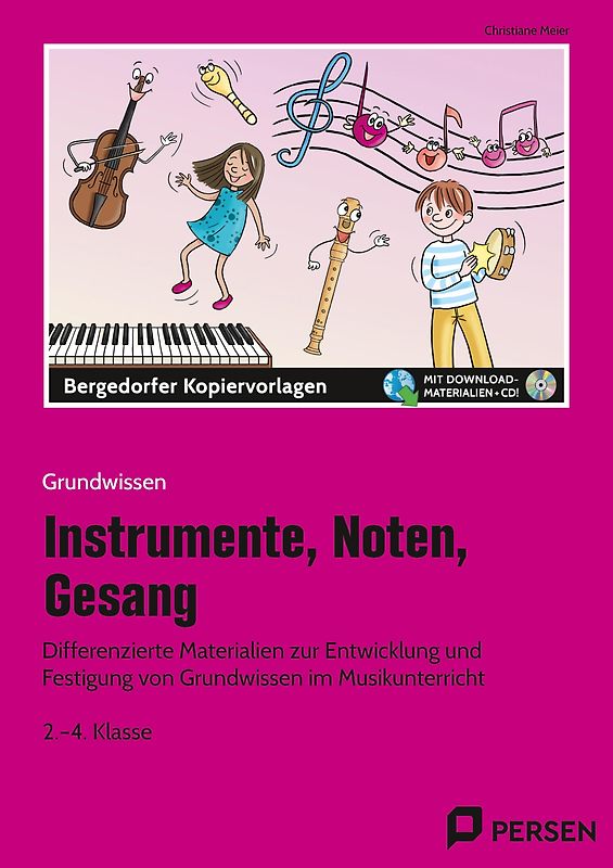 Instrumente, Noten, Gesang