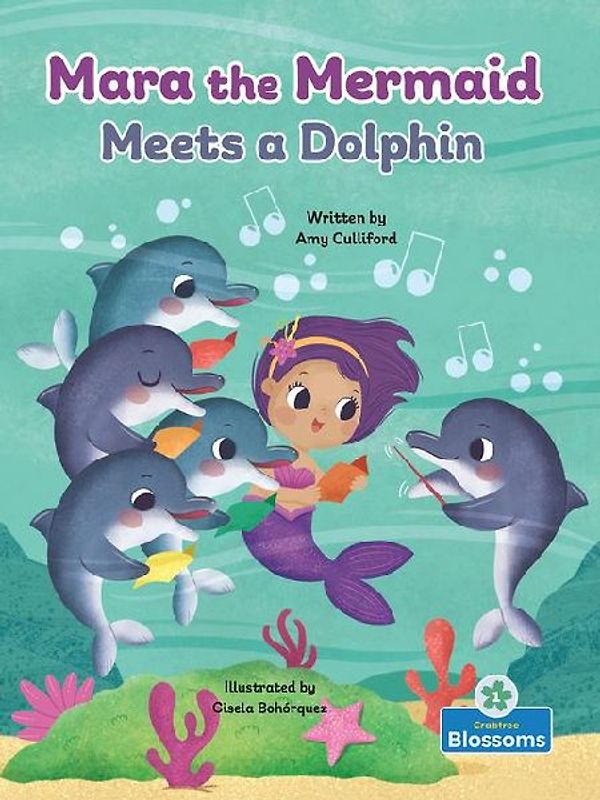 Mara the Mermaid Meets a Dolphin