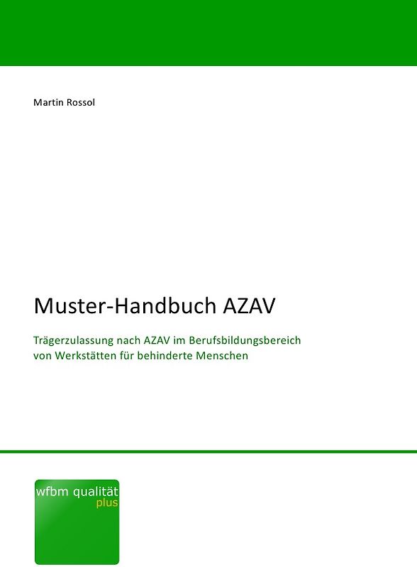 Muster-Handbuch AZAV