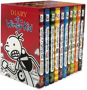 Diary of a Wimpy Kid Box of Books 1-10 Hardcover Gift Set