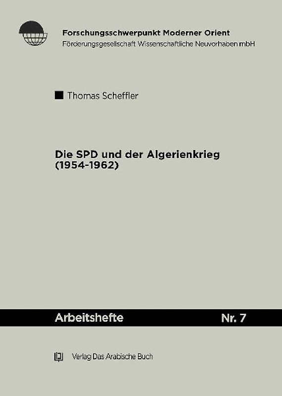 Die SPD und der Algerienkrieg (1954-1962)
