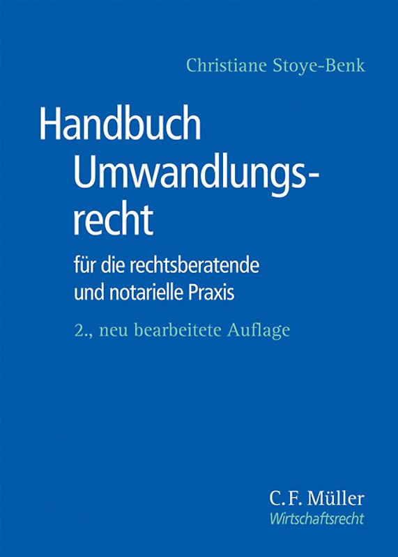 Handbuch Umwandlungsrecht