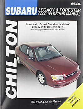 Chilton Total Car Care Subaru Legacy 2000-2009 & Forester 2000-2008 Repair Manual - Maddox, Robert