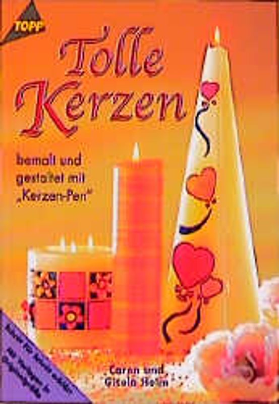 Kerzen bemalen mit Kerzen-Pen
