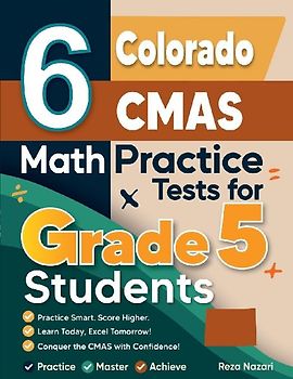 6 Colorado CMAS Grade 5 Math Practice Tests
