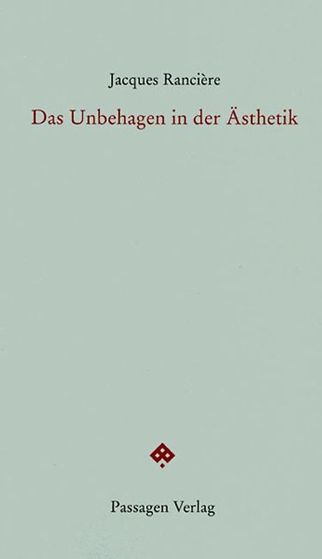 Das Unbehagen in der Ästhetik