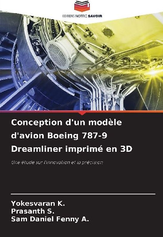 Conception d'un modèle d'avion Boeing 787-9 Dreamliner imprimé en 3D