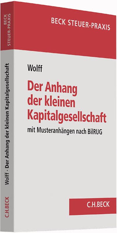 Der Anhang der kleinen Kapitalgesellschaft