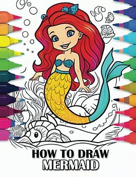 How To draw Mermaid: Mermaid Activity Book | A Step-by-Step Guide to Drawing Mermaids