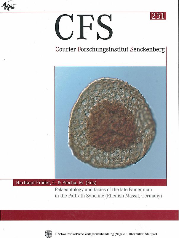 Palaeontology and facies of the late Famennian in the Paffrath Syncline (Rhenish Massif, Germany)