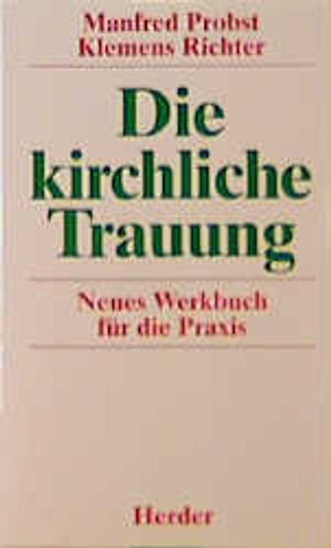Die kirchliche Trauung