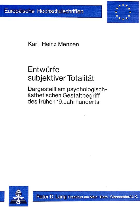 Entwürfe subjektiver Totalität