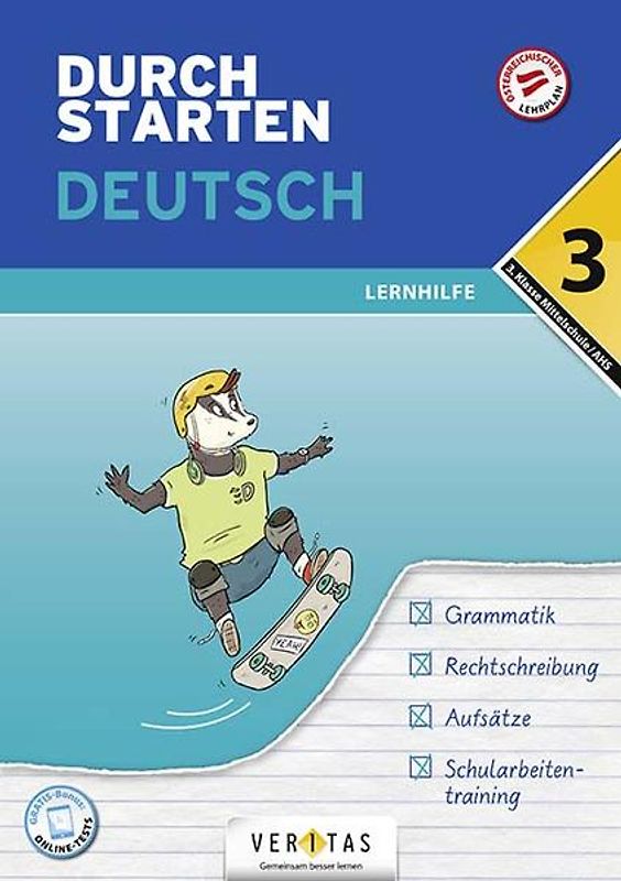 Durchstarten Deutsch 3. Klasse Mittelschule/AHS Lernhilfe