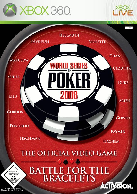 World Series of Poker 2008 - Battle for the Bracelets Xbox 360