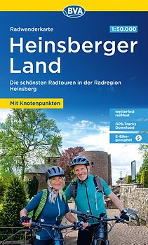 BVA Radwanderkarte Heinsberger Land mit Knotenpunkten 1:50.000
