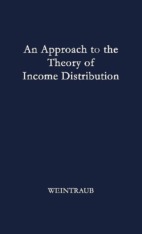 An Approach to the Theory of Income Distribution.
