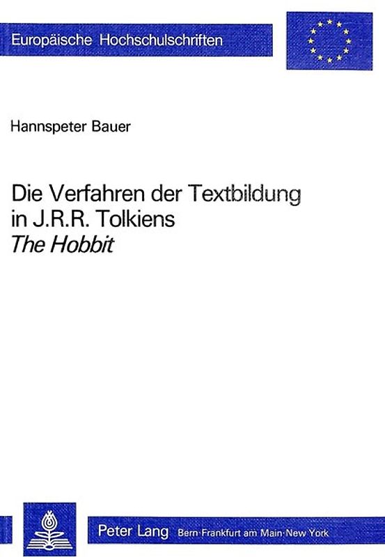Die Verfahren der Textbildung in J.R.R. Tolkiens the Hobbit