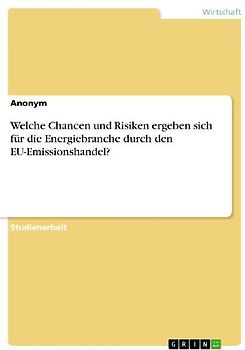 Welche Chancen und Risiken ergeben sich für die Energiebranche durch den EU-Emissionshandel?