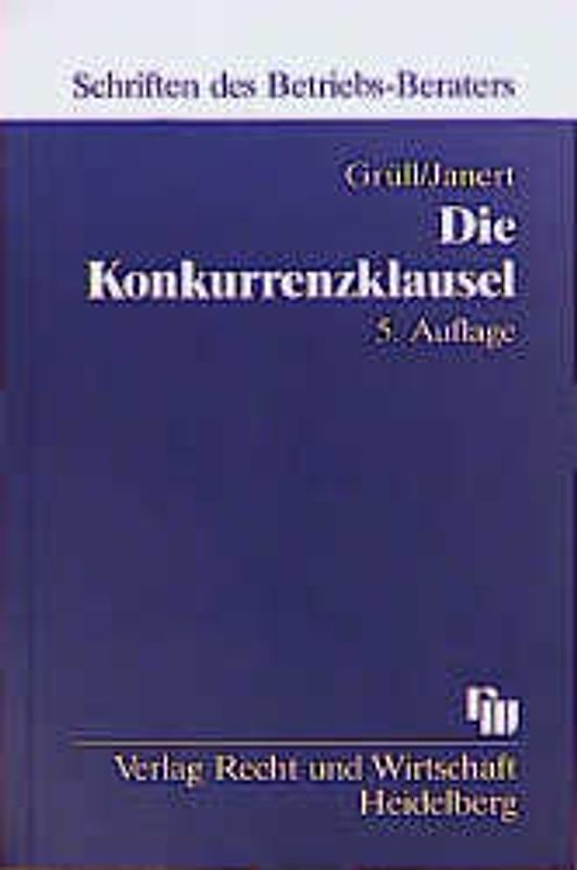 Die Konkurrenzklausel